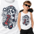 TANK TOP  ANIMOWANY  GOKART SKULL